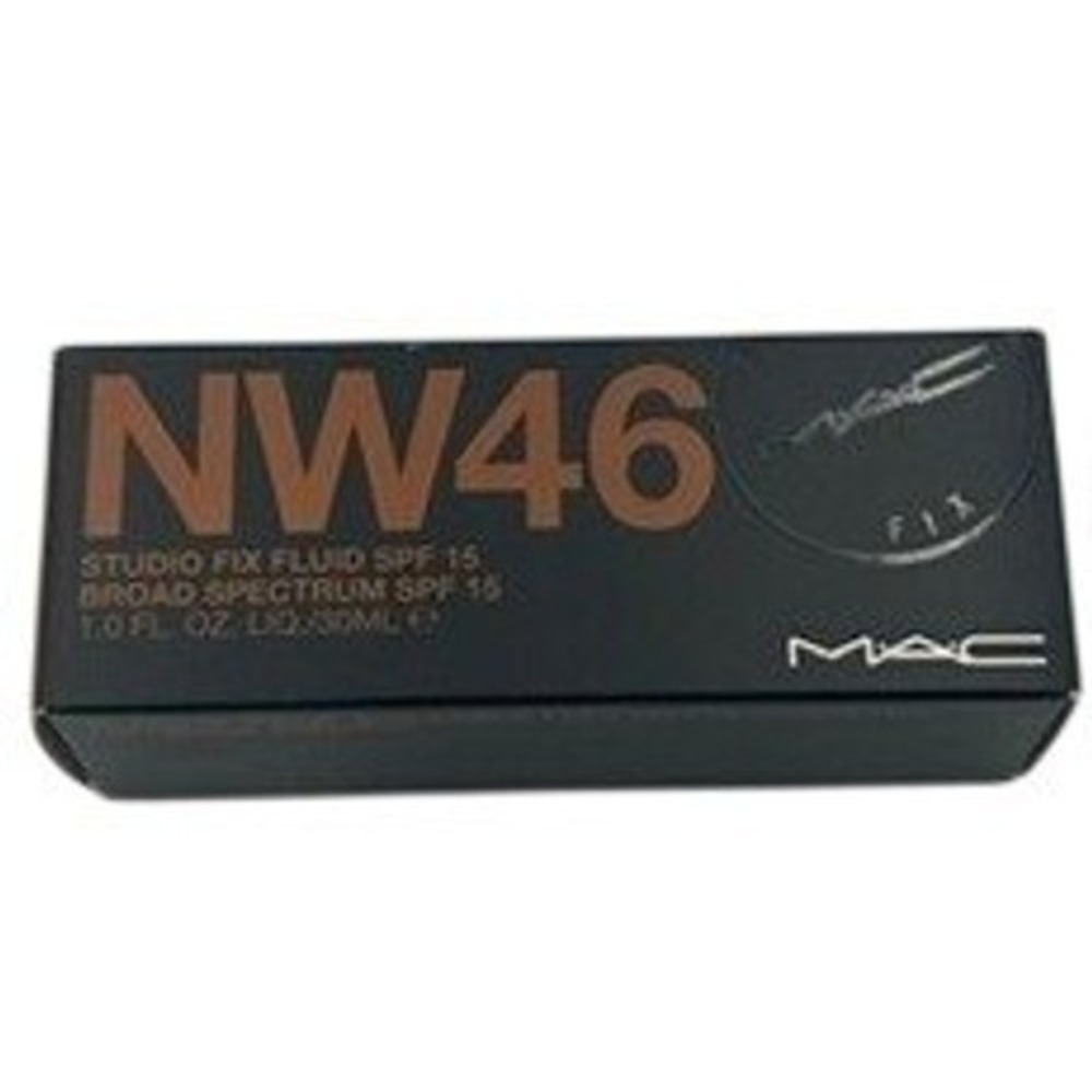 MAC Studio Fix Fluid Foundation NW46 1.0oz New Matte SPF 15 Full Coverage Liquid